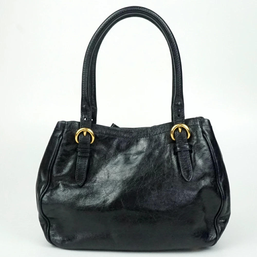 Miu Miu Ribbon Bag Black Handbag Shoulder Crossbody